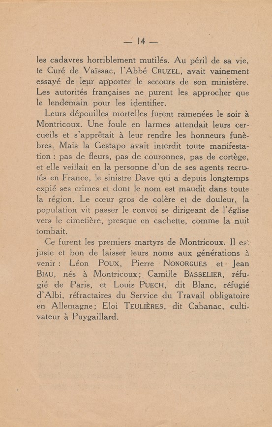 Montricoux un village de martyrs -page 14
