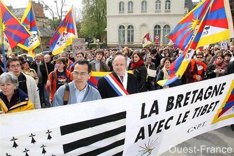Manifestation Tibet  Paris 10/03/2008