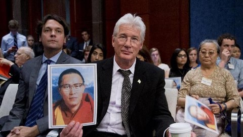 Soutiens au Tibet: Richard Gere
