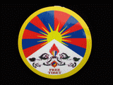 Badge drapeau tibétain